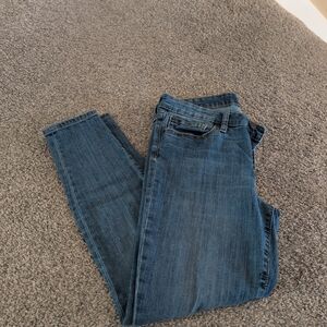 Gap 28R Button Down Skinny Legging Classic Blue Denim Jeans